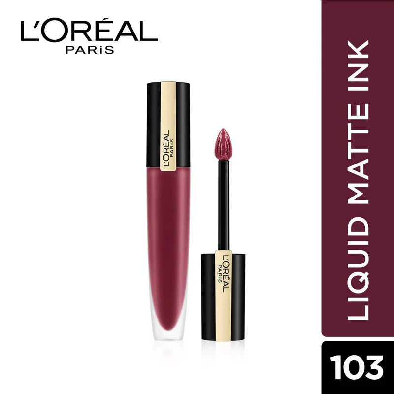 L'Oréal Paris Rouge Signature Matte Liquid Lipstick – 103 I Enjoy