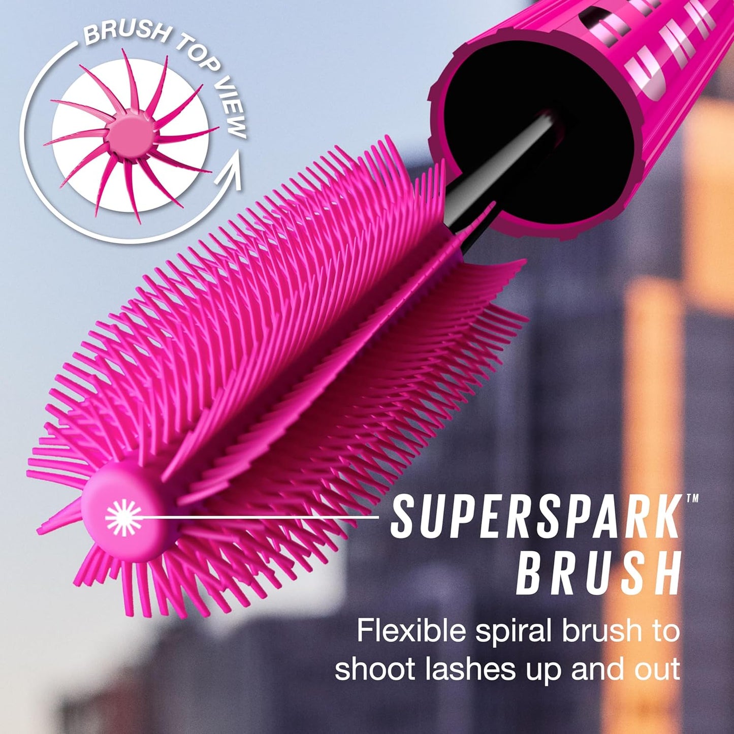 Máscara de Cílios Maybelline Lash Sensational Fire Work - PRETA
