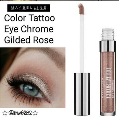 Maybelline Color Tattoo Eye Chrome 500 – Gilded Rose