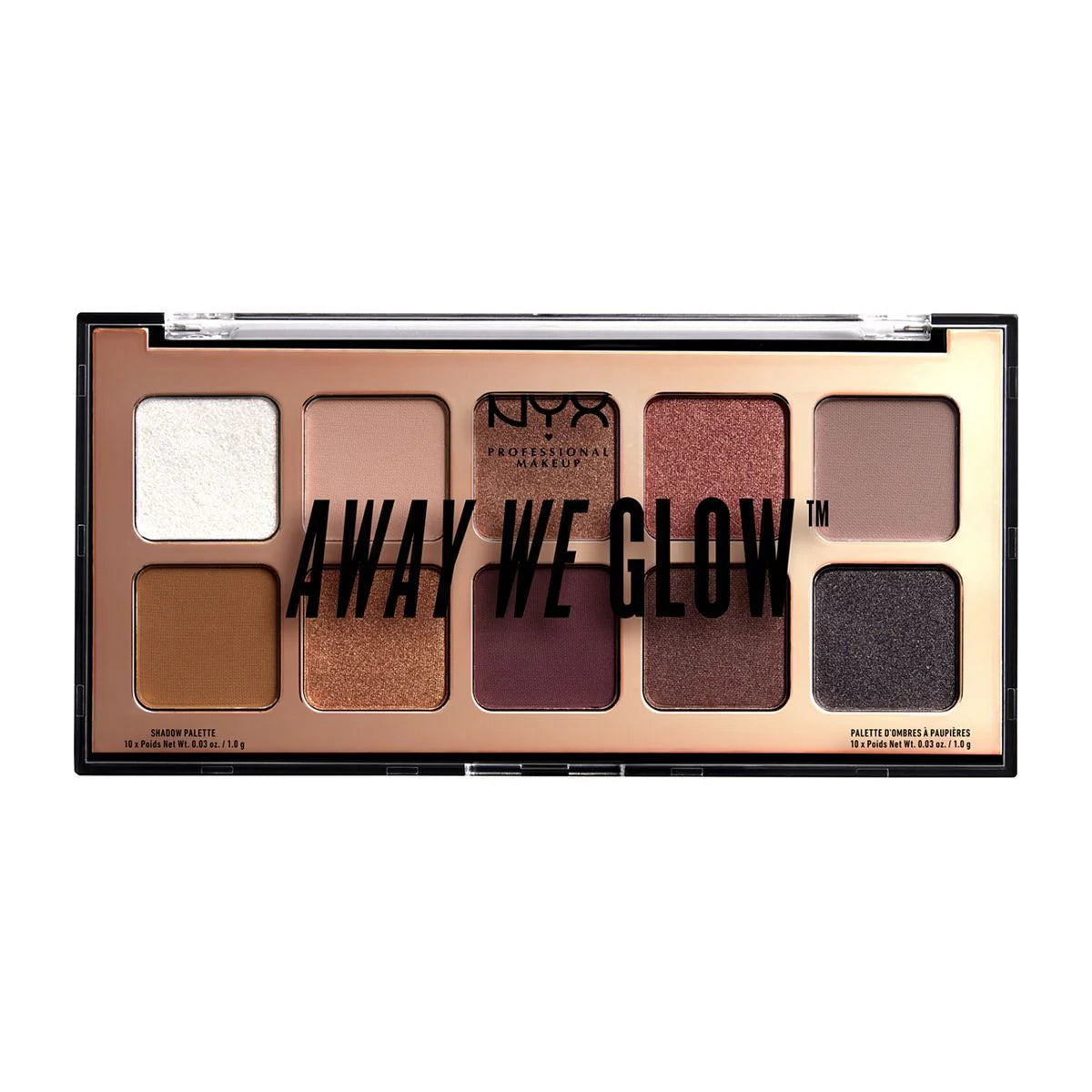 Paleta de Sombras NYX Professional Makeup Away We Glow
