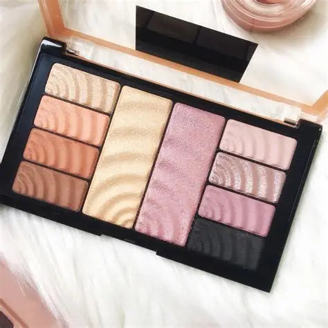 Paleta de Sombras e Iluminadores Maybelline Total Temptation