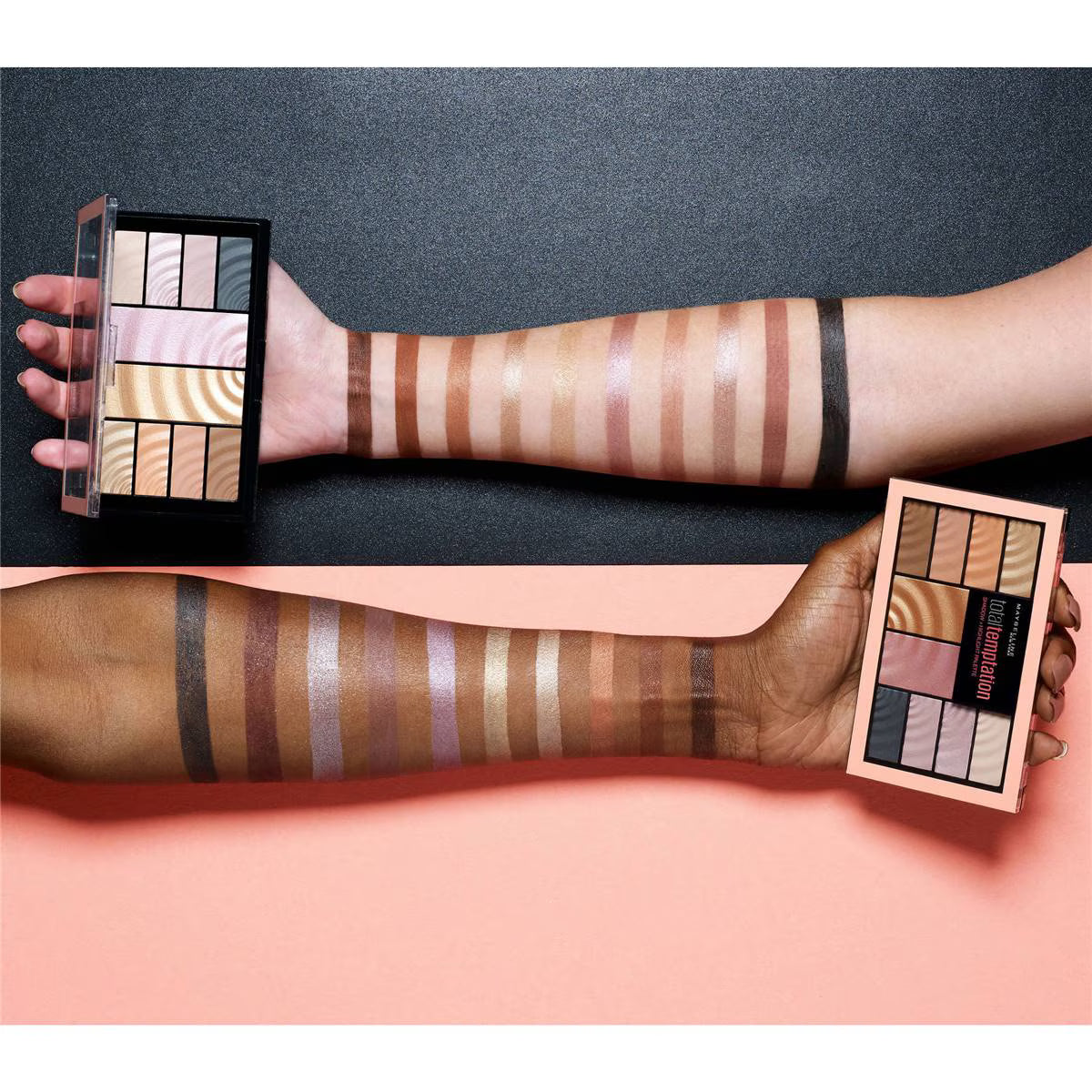 Paleta de Sombras e Iluminadores Maybelline Total Temptation