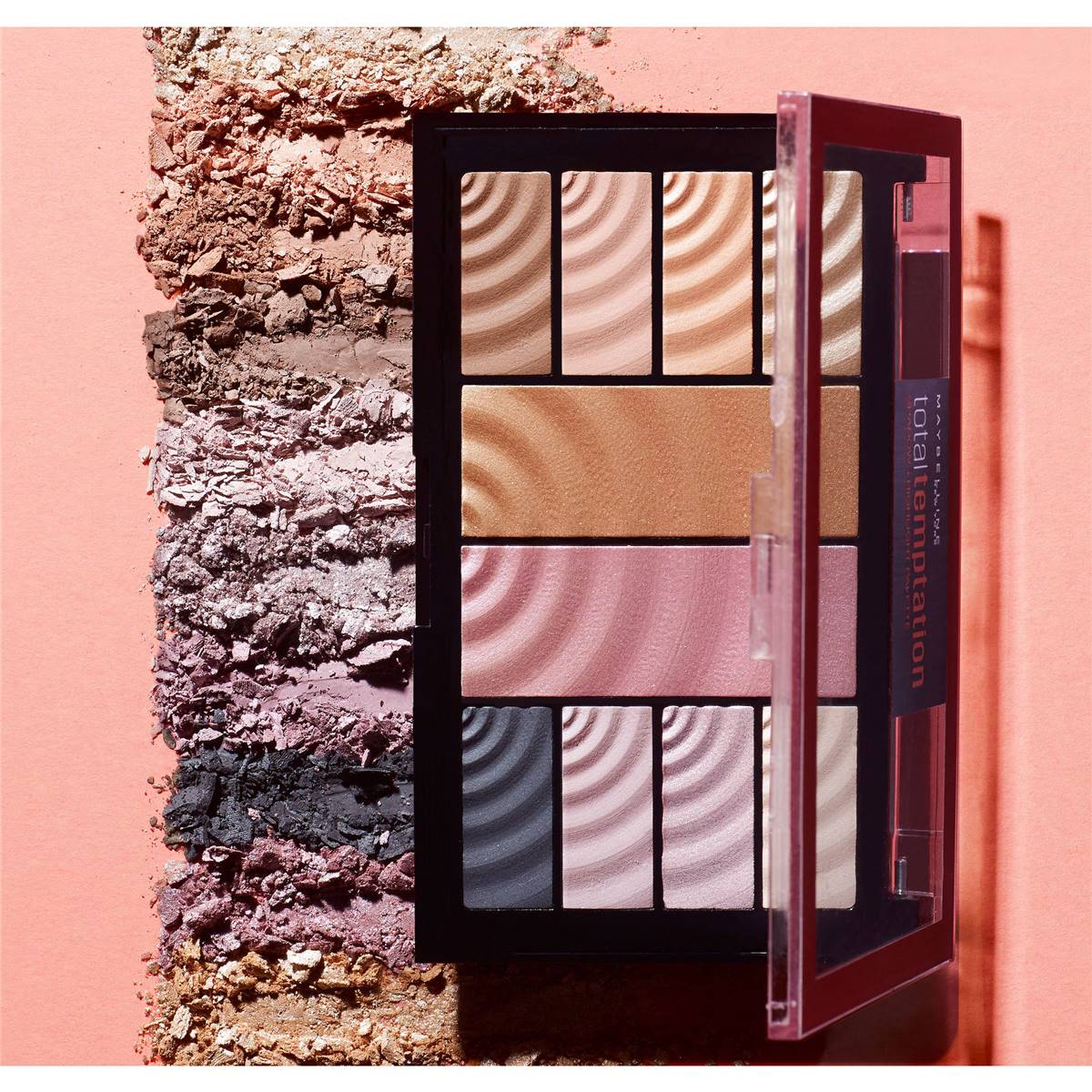 Paleta de Sombras e Iluminadores Maybelline Total Temptation