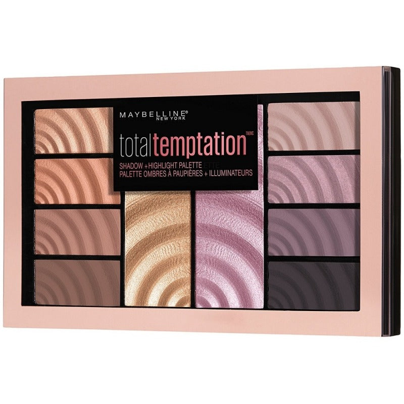 Paleta de Sombras e Iluminadores Maybelline Total Temptation