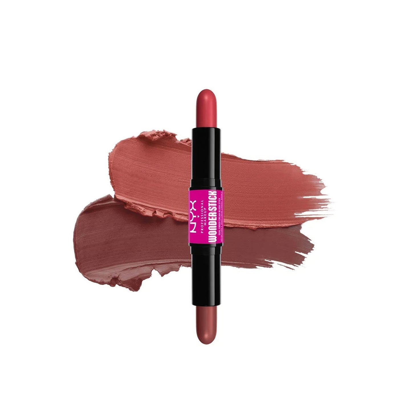 Blush em Bastão Wonder Stick da NYX Professional Makeup - 03 CORAL + DEEP PEACH