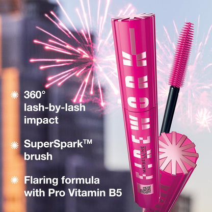 Máscara de Cílios Maybelline Lash Sensational Fire Work - PRETA