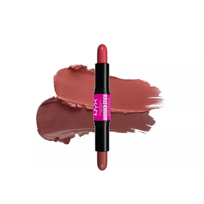 Blush em Bastão Wonder Stick da NYX Professional Makeup - 03 CORAL + DEEP PEACH